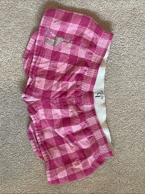 boxercraft Pink Checkered Cotton Lounge Shorts